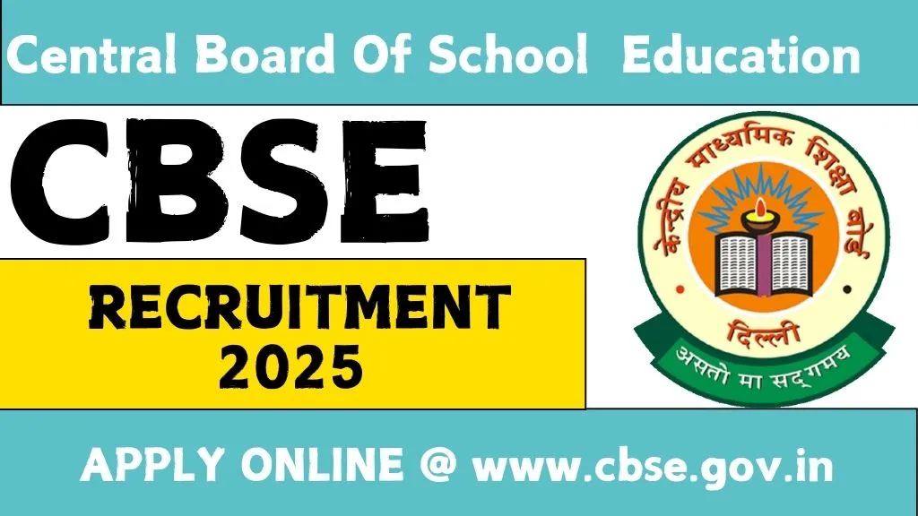 CBSE Recruitment 2025