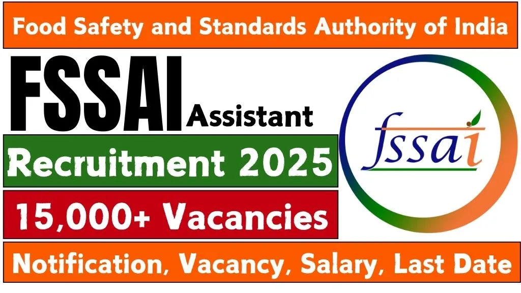 FSSAI Assistant Recruitment 2025