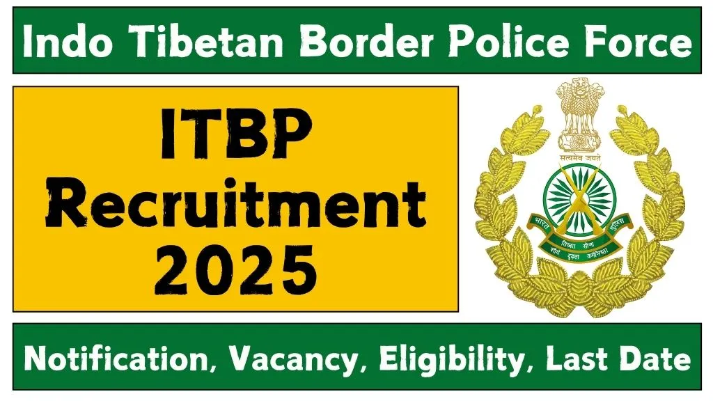 ITBP Recruitment 2025