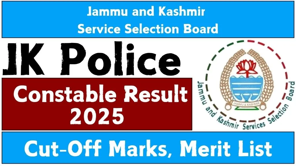 JK Police Constable Result 2025