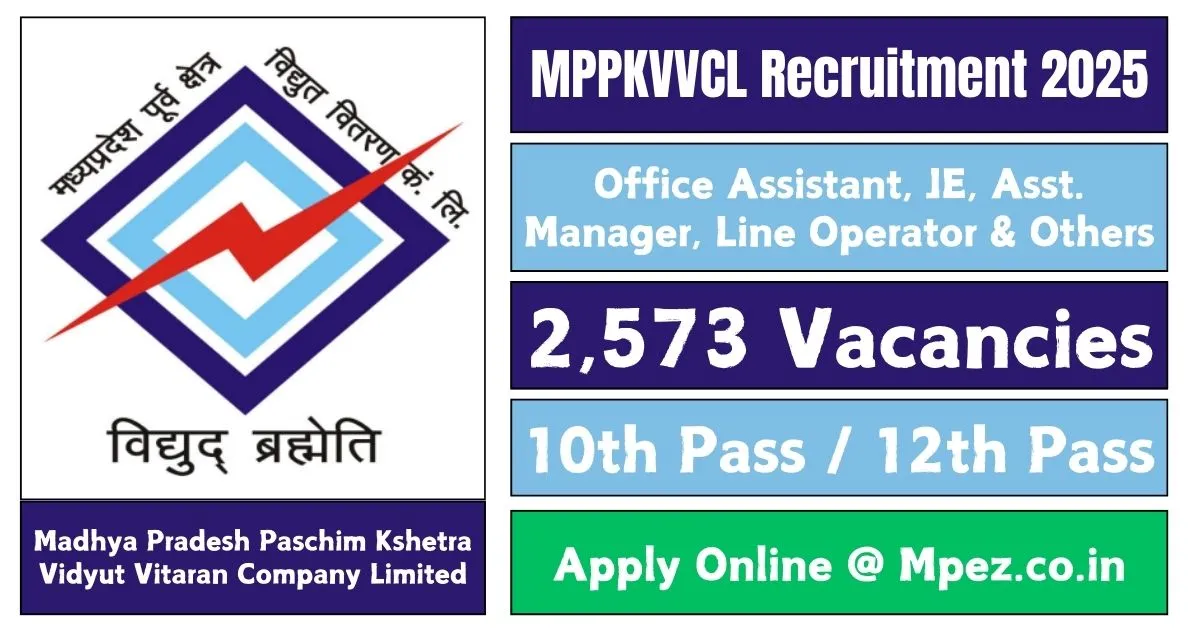 MPPKVVCL Recruitment 2025